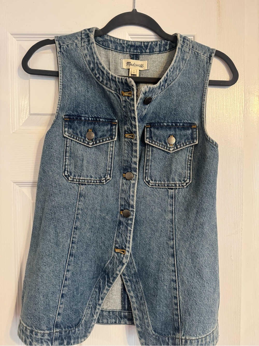 Madewell Denim Vest size 4